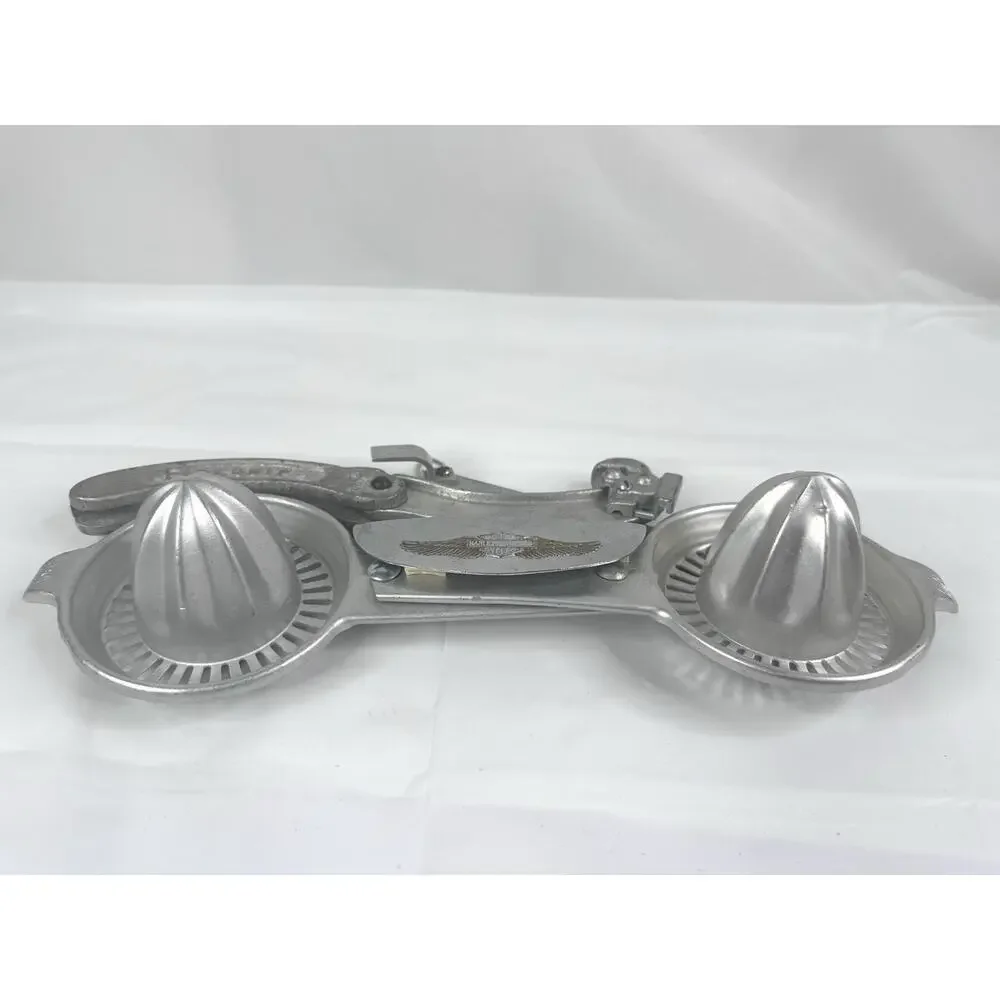 Harley-Davidson Wall Art Garage Decor Motorcycle Juicer Cast Aluminum Chrome
